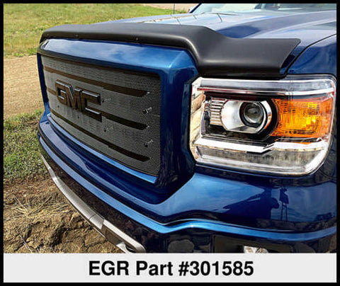 EGR 14+ GMC Sierra Superguard Hood Shield - Matte (301585) - 301585