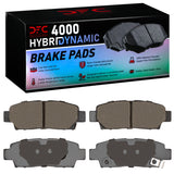 DFC 95-99 Toyota Avalon Hybrid Rear 4000 Hybridynamic Brake Pads - 4000-0672-00