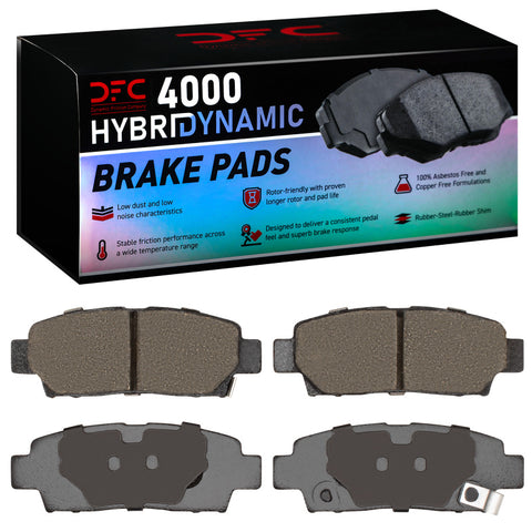 DFC 95-99 Toyota Avalon Hybrid Rear 4000 Hybridynamic Brake Pads - 4000-0672-00