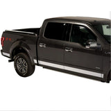 Putco 09-14 Ford F-150 Super Crew Cab 5.5 Box - 7in Wide - 12pcs Stainless Steel Rocker Panels - 9751418