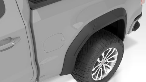 Bushwacker 19-22 GMC Sierra 1500 DRT Style Flares 4pc - Black - 40946-02