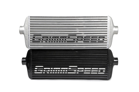 GrimmSpeed 2008-2014 Subaru STI Front Mount Intercooler Kit Black Core / Black Pipe - 090254