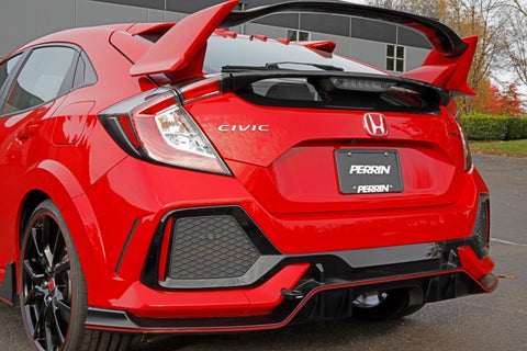 PERRIN 10th Gen Civic SI/Type-R/Hatchback Tow Hook Kit (Rear) - Glossy Black - PHP-BDY-251GBK