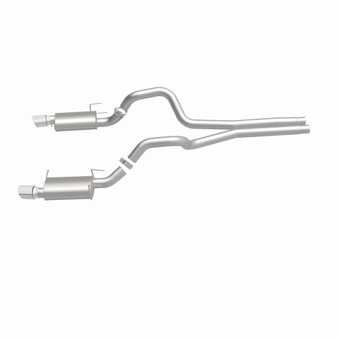 MagnaFlow 13 Ford Mustang Dual Split Rear Exit Stainless Cat Back Performance Exhaust (Street) - 15149
