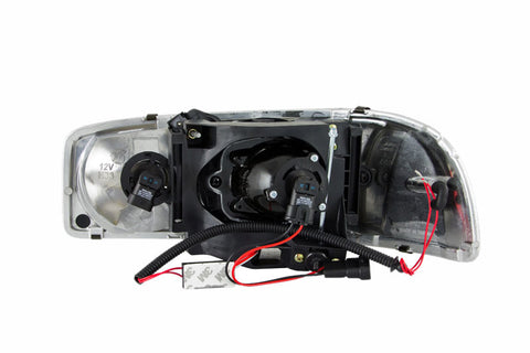ANZO 1999-2006 Gmc Sierra 1500 Projector Headlights w/ Halo Chrome - 111191
