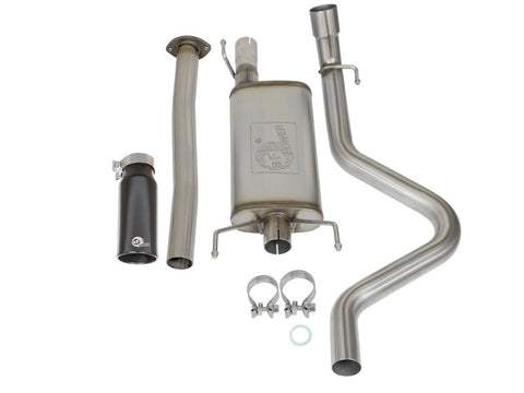 aFe MACHForce XP Cat Back SS Exhausts Black Tips 05-12 Toyota Tacoma L4-2.7L - 49-46031-B
