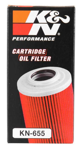K&N 1.625in OD x 2.719in H Oil Filter - KN-655