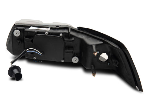 Raxiom 99-04 Ford Mustang Dual LED Halo Projector Headlights- Black Housing (Clear Lens) - 101684