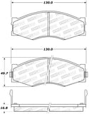 StopTech Street Brake Pads - 308.02660