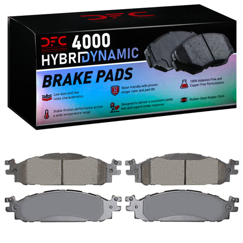 DFC 09-19 Lincoln Mkt Front 4000 Hybridynamic Brake Pads - 4000-1508-00