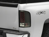 Raxiom 07-13 Chevrolet Silverado 1500 LED Tail Lights- Blk Housing (Clear Lens) - S112716