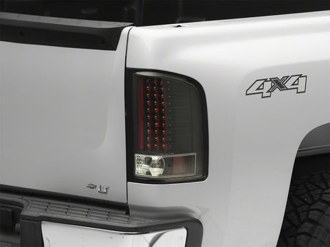 Raxiom 07-13 Chevrolet Silverado 1500 LED Tail Lights- Blk Housing (Clear Lens) - S112716