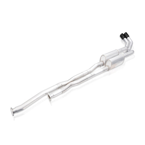 Stainless Works 2014+ Toyota Tundra 5.7L Redline Series Cat-Back Exhaust w/Black Tips - TOYT14CBR-B
