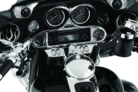 Kuryakyn Stereo Accent 96-13 FL Touring Models Chrome - 3765