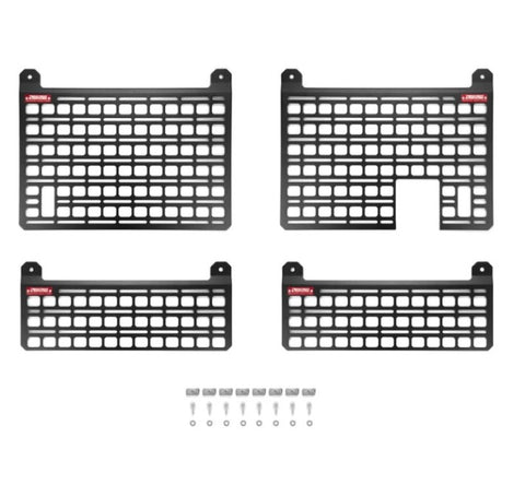 BuiltRight Industries 2020+ Jeep Gladiator Full Bedside Rack - 4pc Set - 102114