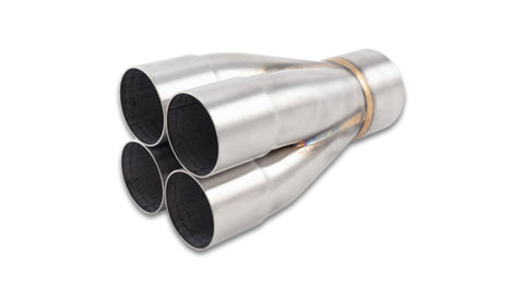 Vibrant 4-1 Merge Collector 2.125in Inlet I.D. Merge O.D. - 3.00in Outlet O.D. - 3.00in - 10311