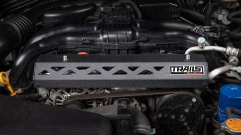 GrimmSpeed 13-17 Subaru Crosstrek TRAILS Pulley Cover - Black - TBG114026.1
