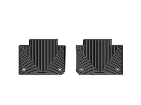 WeatherTech 13+ Lexus GS Rear Rubber Mats - Black - W280
