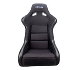 NRG FRP Bucket Seat w/Race Style Bolster/Lumbar - Large - FRP-301