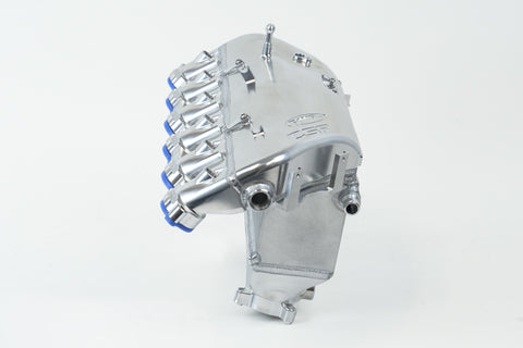 CSF BMW M2/M3/M4 S58 Comp & Non-Comp (G8X) Charge-Air Cooler Manifold - Thermal Dispersion Black - 8233B