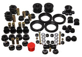 Energy Suspension 96-00 Honda Civic/CRX Black Hyper-Flex Master Bushing Set - 16.18110G