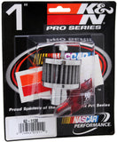 K&N Steel Base Chrome Top Crankcase Vent Filter 1in OD Vent / 2in OD / 1-1/2in H Stud Mount - 62-1130
