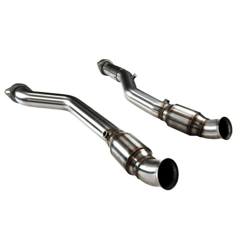 Kooks 12-22 Jeep Trackhawk 6.2L /Dodge Durango 6.4L 3in H.O. GREEN Catted OEM Connection Pipes - 34103401