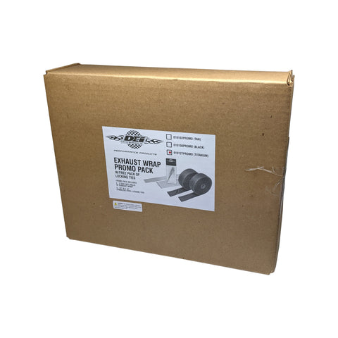 DEI Exhaust Wrap & Combo Tie Kit 2in x 50ft 2PK - Titanium - 95127