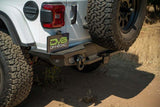 DV8 Offroad 2018 Jeep Wrangler JL MTO Series Rear Bumper w/ Optional Tire Carrier - RBJL-13