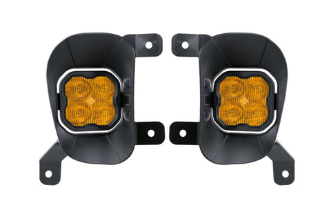 Diode Dynamics SS3 Ram Vertical LED Fog Light Kit Max - Yellow SAE Fog - DD6713