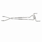 MagnaFlow 14 Infiniti Q50 V6 3.7L Cat-Back Polished Stainless Tips Dual Split Rear Exit Exhaust - 15310