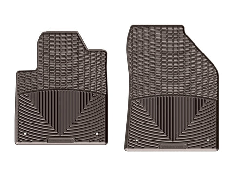 WeatherTech 2016+ Jeep Cherokee Front Rubber Mats - Cocoa - W383CO