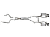 aFe MACHForce XP 3in 304SS Cat Back Exhaust s/ Black Tips 16-17 Cadillac ATS-V V6-3.6L (tt) - 49-34078-B
