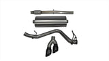 Corsa 14-17 Chevy Silverado 5.3L V8 CC / SB 3in Single Side Exit Touring Cat-Back Exhaust Black Tips - 14848BLK