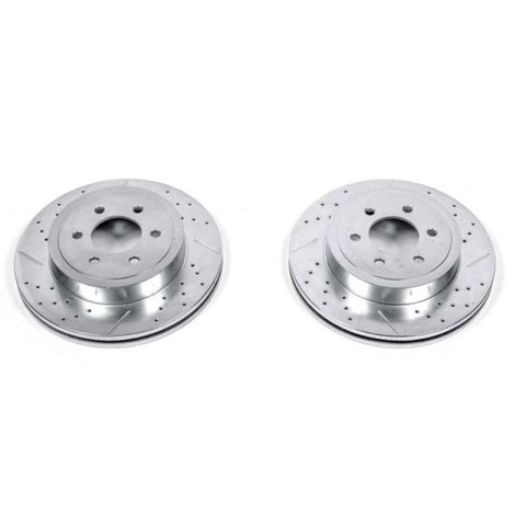 Power Stop 03-04 Dodge Dakota Front Evolution Drilled & Slotted Rotors - Pair - AR8760XPR