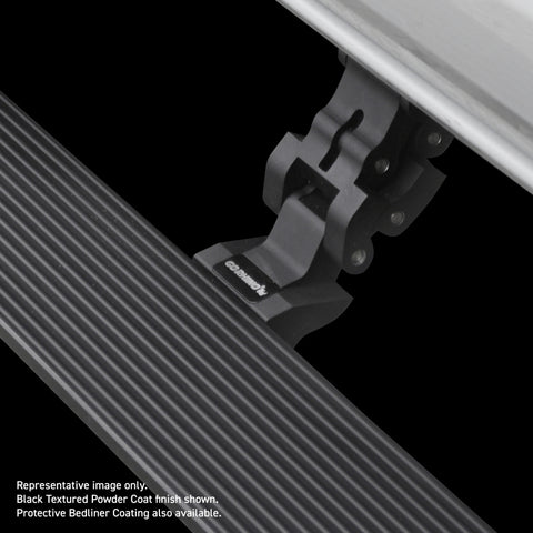 Go Rhino 19-23 Ram 1500 Quad Cab 4dr E-BOARD E1 Electric Running Board Kit - Bedliner Coating - 20430680T