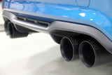 Dinan 19-21 BMW M2 Competition (F87) Free Flow Axleback Exhaust System w/X-Pipe - Black Tips - D660-0082-BLK