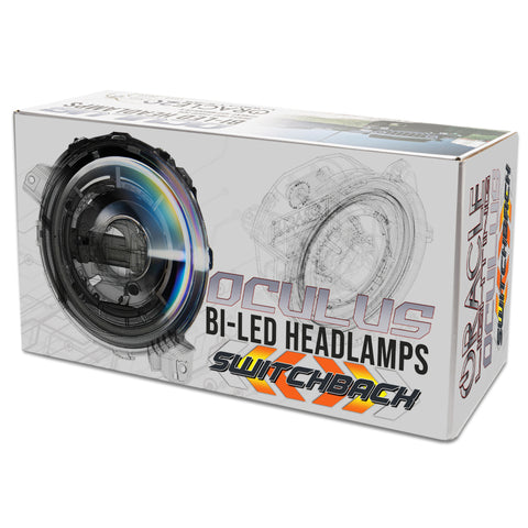 Oracle Jeep JL/Gladiator JT Oculus Bi-LED Projector Headlights - Amber/White Switchback - 5839-023