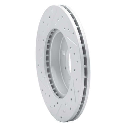 R1 12-15 Scion Iq Front Right Drilled & Slotted Geo-Carbon Rotor - 830-91001R