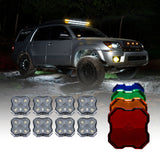 Diode Dynamics Stage Series SXS Rock Light Installer Kit - White Diffused M8 (8-pack) - DD7752