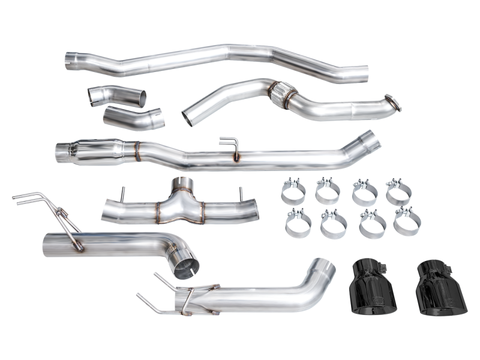 AWE Tuning 22+ Honda Civic Si/Acura Integra Track Edition Cat-Back Exhaust - Dual Diamond Black Tips - 3020-33331