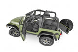 BedRug 97-06 Jeep TJ Rear 4pc BedTred Cargo Kit (Incl Tailgate) - BTTJ97R