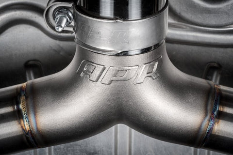 APR 20-21 Volkswagen GTI TCR (MK7.5) Catback Exhaust System w/Front Muffler - CBK0039