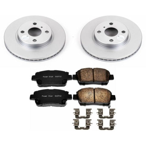 Power Stop 04-06 Scion xA Front Z17 Evolution Geomet Coated Brake Kit - CRK109