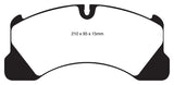 EBC 10+ Porsche Cayenne 3.0 Supercharged Hybrid Yellowstuff Front Brake Pads - DP41835R