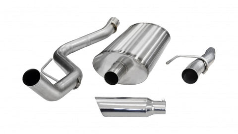 Corsa 2011-2014 Ford F-150 5.0L V8 Polished Sport Cat-Back Exhaust - 24393