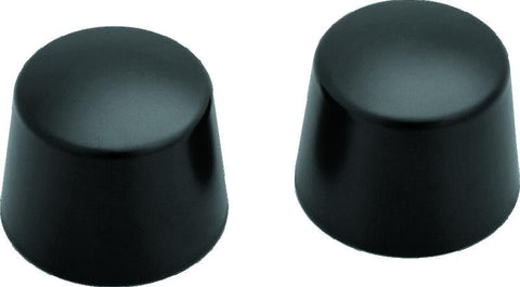 Kuryakyn Front Axle Nut Caps Satin Black - 1229