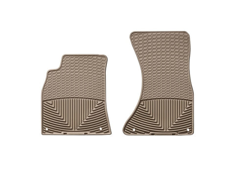 WeatherTech 09-13 Audi A4/A5 Front Rubber Mats - Tan - W111TN