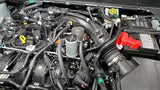 J&amp;L 19-24 Ford/Lincoln SUVs &amp; Trucks w 2.0 EcoBoost Driver Side Oil Separator 3.0 - Clear An - 3044D-C