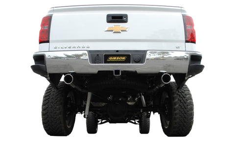 Gibson 14-18 Chevrolet Silverado 1500 LTZ 6.2L 3.5in/2.25in Cat-Back Dual Split Exhaust - Stainless - 65664